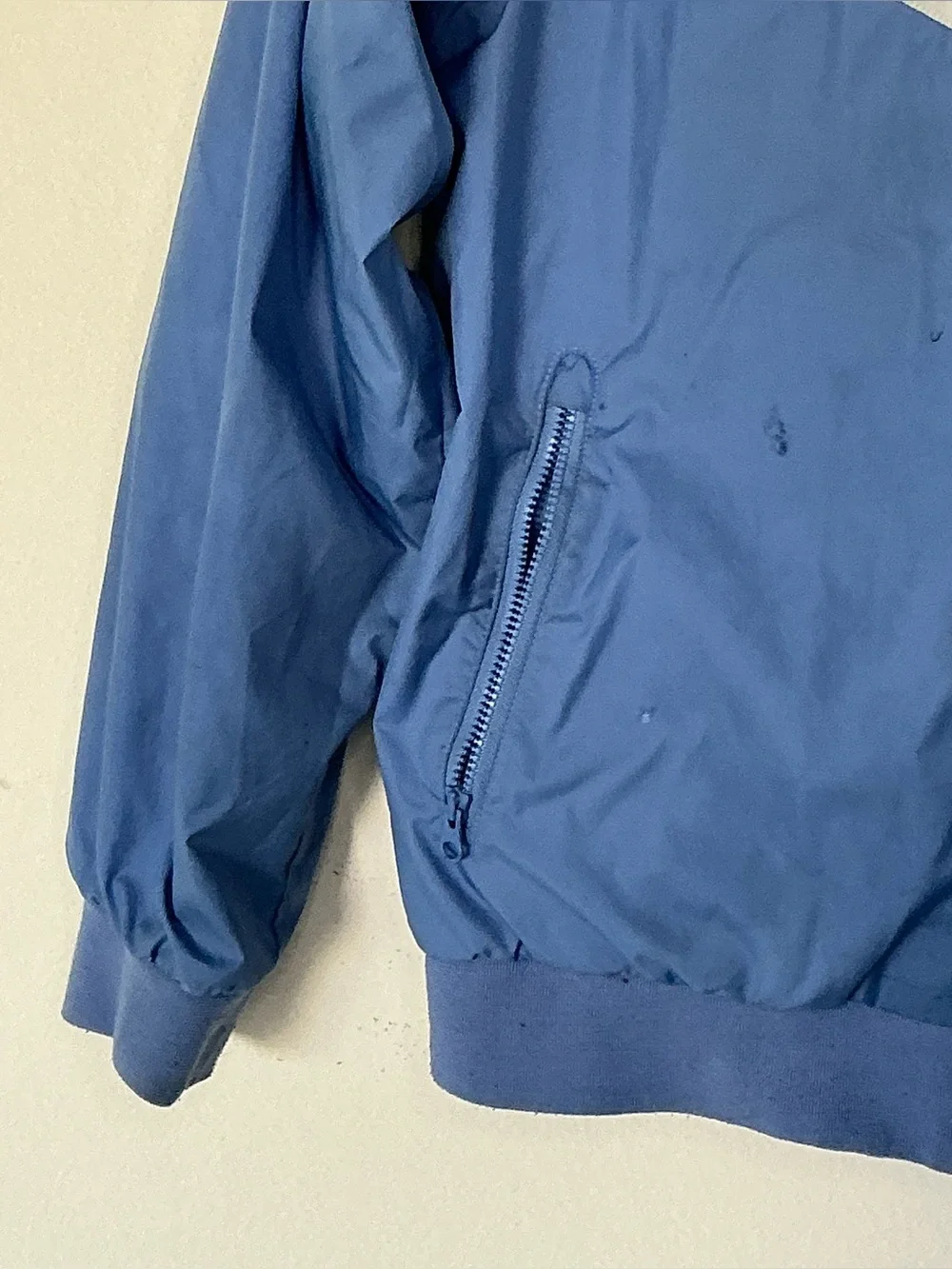 Nike Windrunner Hooded Windbreaker Jacket Blue Gray Full Zip Women’s Large